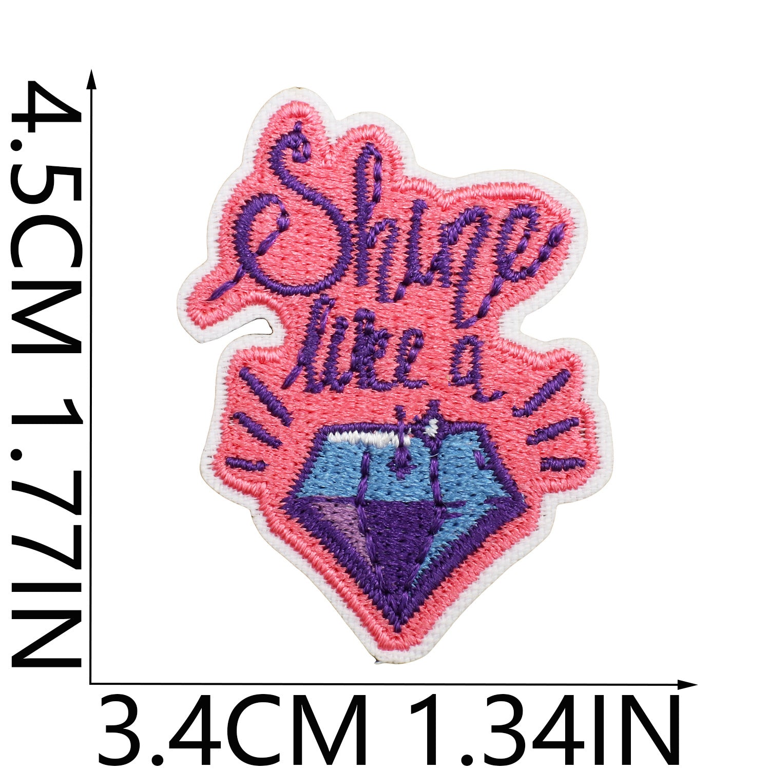 Wholesale Inspirational quotes embroidered patch