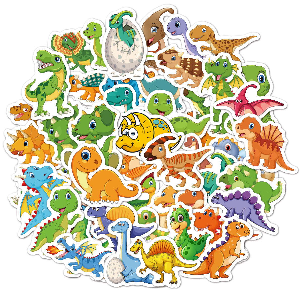 Wholesale 50pcs/pack Small Cute Cartoon Graffiti Stickers with Adhesive Stickers