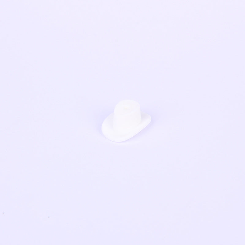 Wholesale  50pcs New cowboy hat silicone beads food grade baby tooth glue diy jewelry  hat loose beads