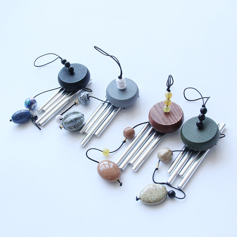 Wholesale Solid Aluminum Rod Metal Mini Wind Chime Decorative Pendant