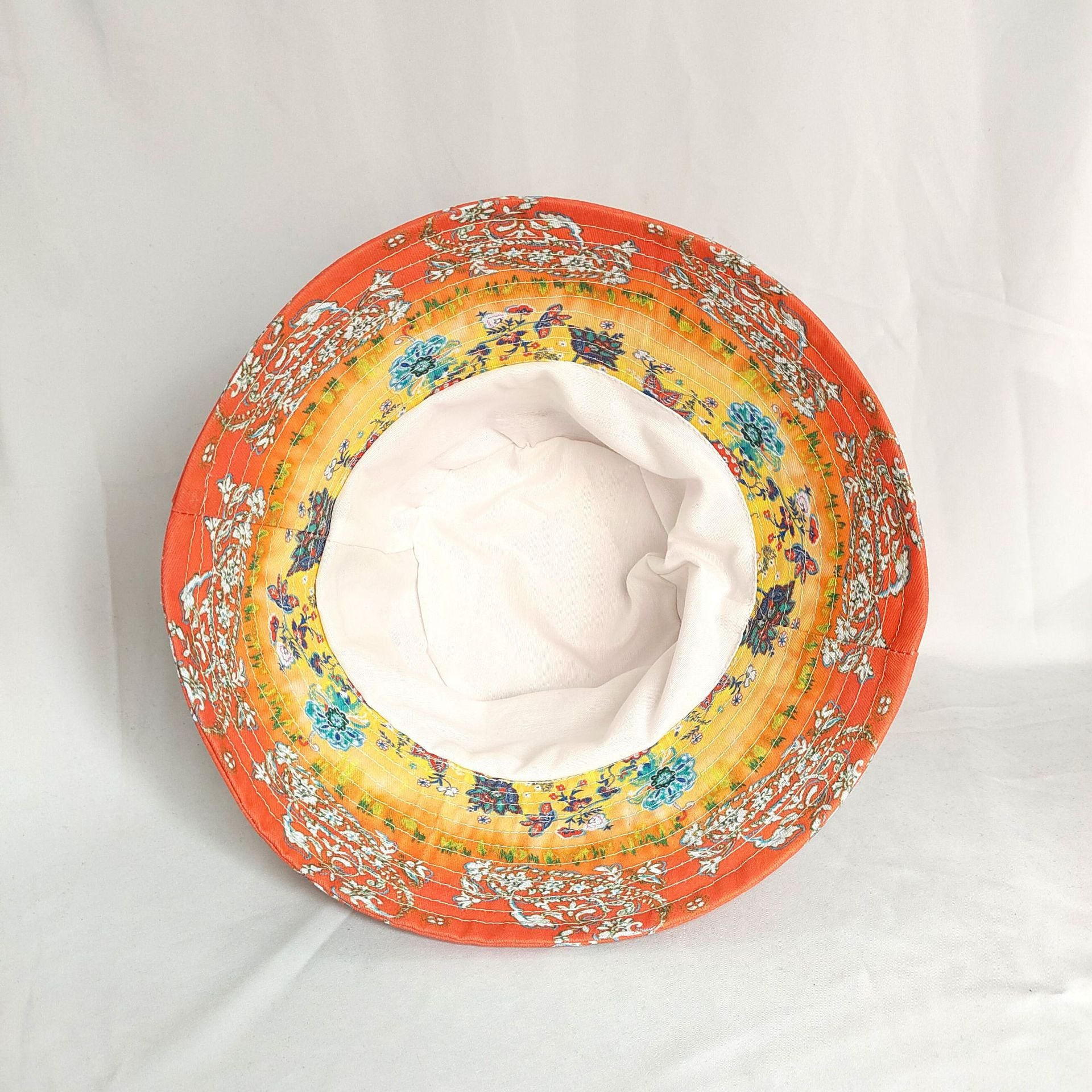 Cotton Dunhuang de algodón al por mayor que combina con sombrero de cubo de estilo chino