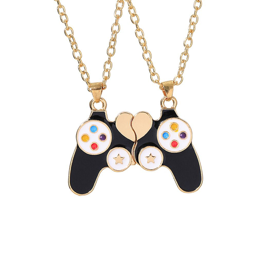 Wholesale Diamond encrusted game console controller necklace