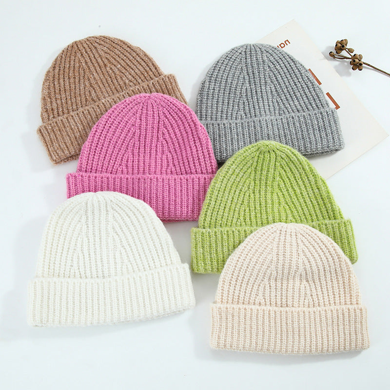 Wholesale Unisex Winter Large Head Circumference Warm Simple Beanie