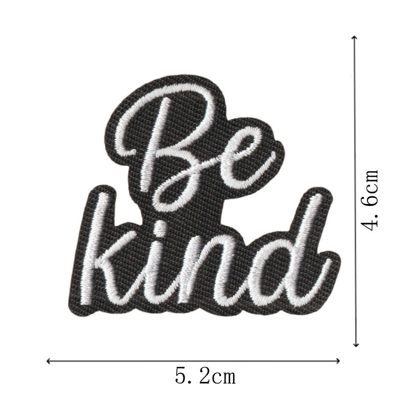Wholesale Trendy Letter Embroidered Iron On Patches Set Of 9 Stylish DIY Craft Supply For ets Bags Towels