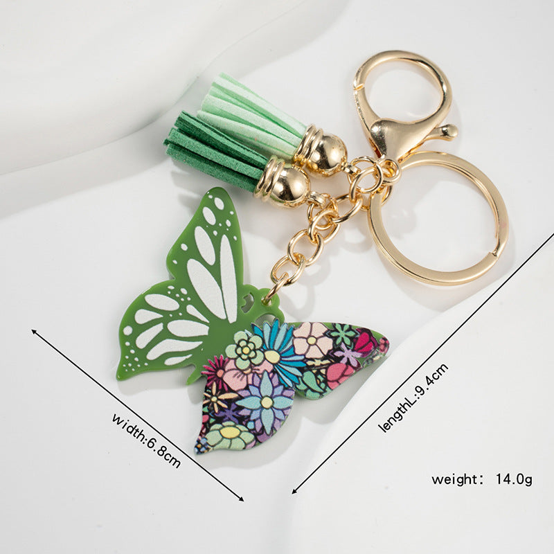 Wholesale Butterfly Metal Keychain