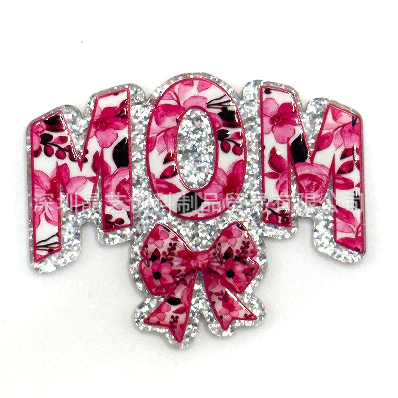 Wholesale 10 pcs/pack sequin acrylic mother series DIY accessorie