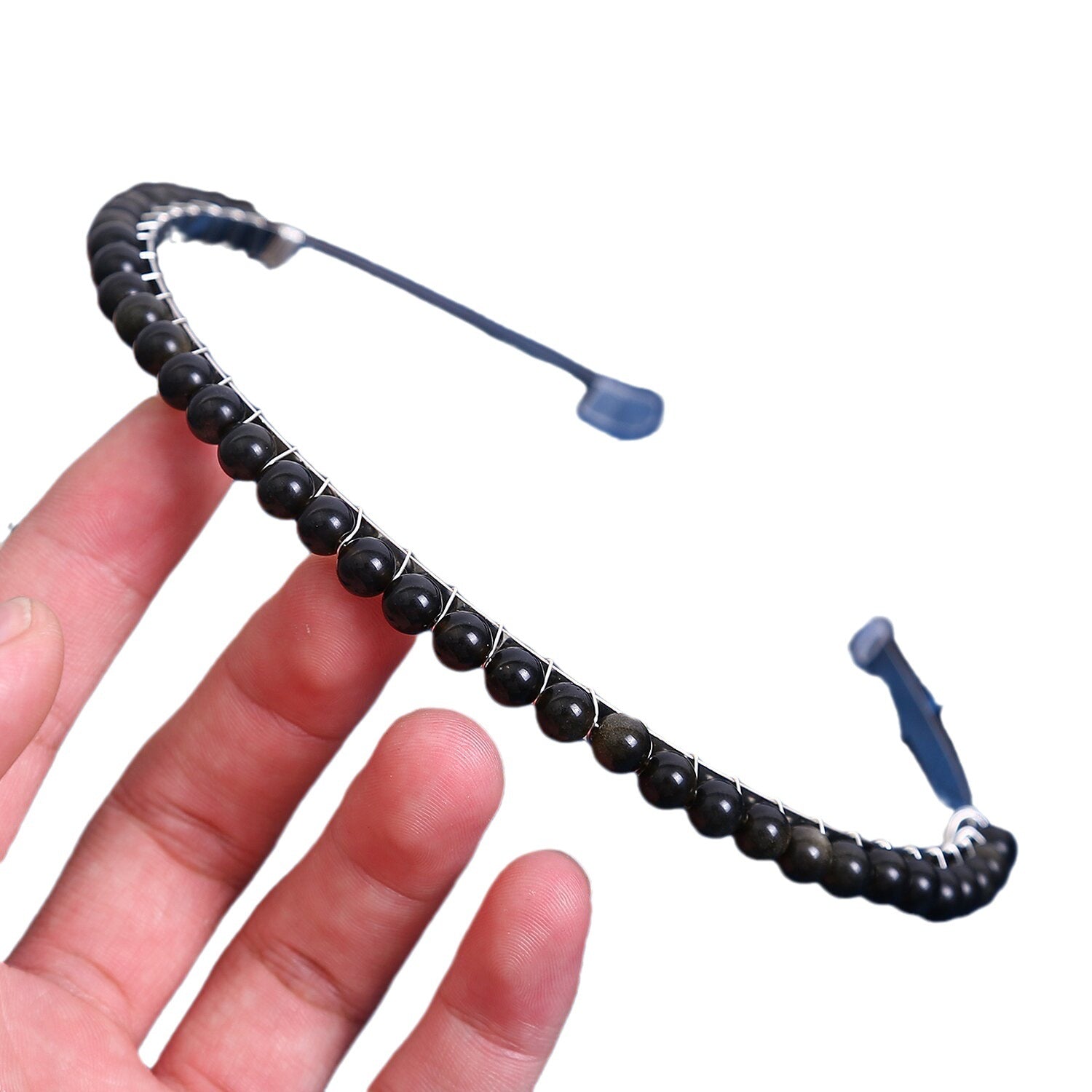 Wholesale Colorful Gravel Hair Hoops
