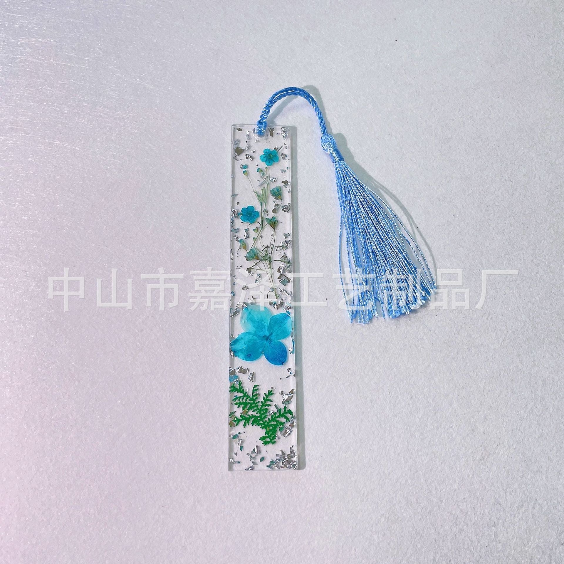 Wholesale Creative Real Flower Daisy Epoxy Transparent Tassel Dried Flower DIY Bookmark