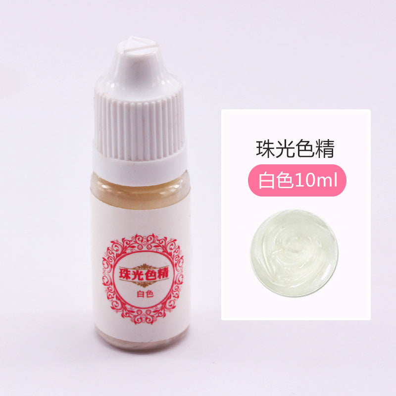 Wholesale 24 Color Pearl Pigment Crystal Dropper UV Resin Pigment Does Not Precipitate and Has A Full Color DIY Handmade Material