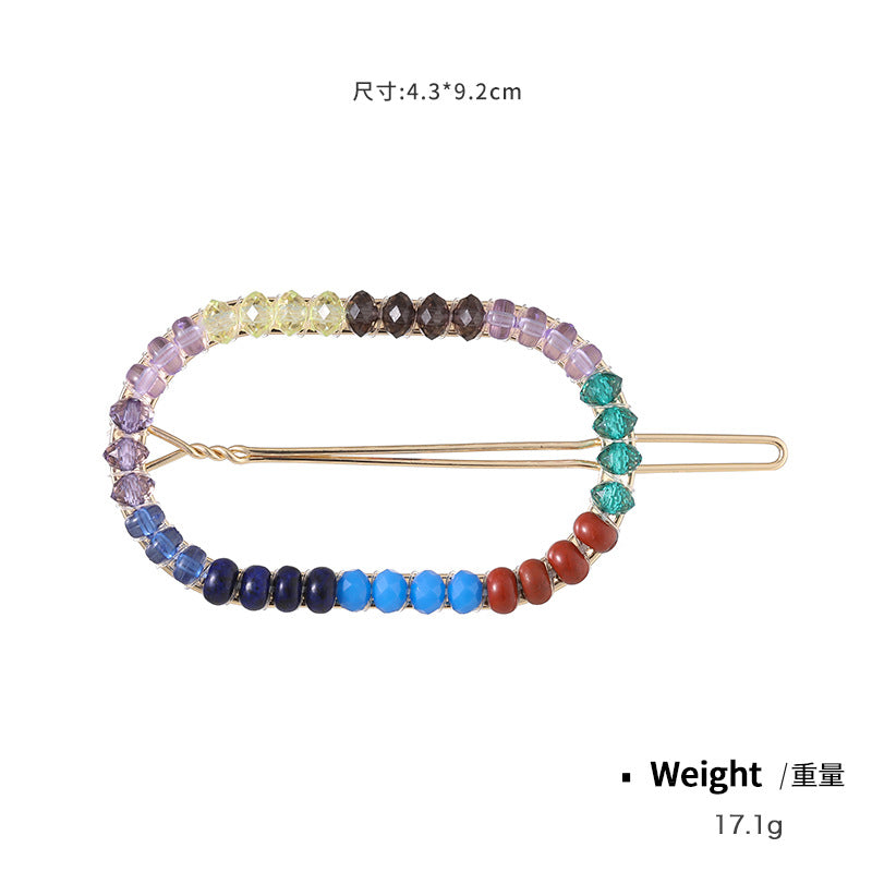 Wholesale Colorful Beaded Hair Clips