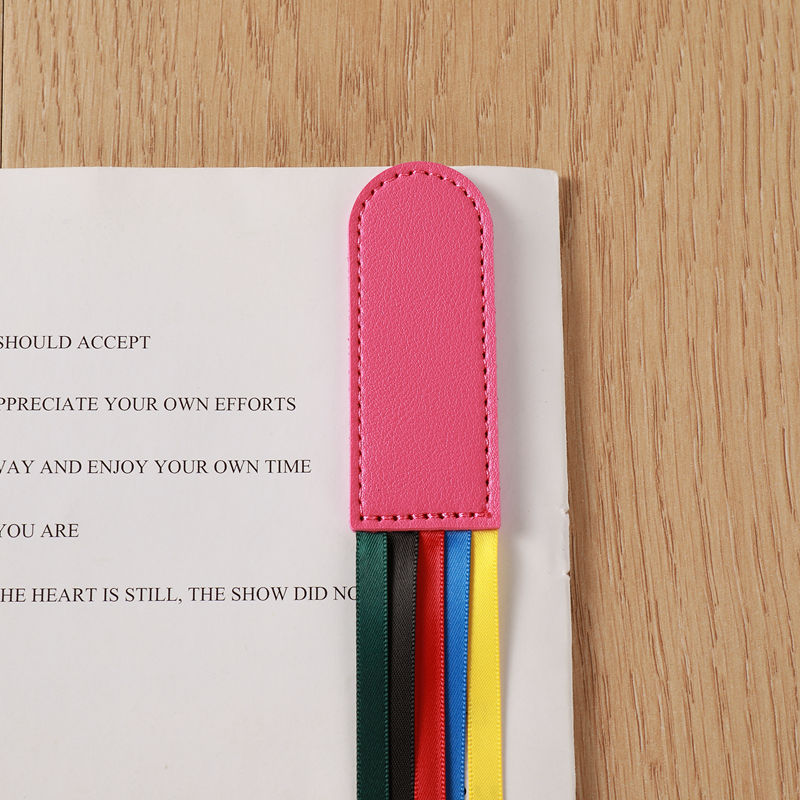 Wholesale Creative Color Book Page Folder Student Reading Mark Five Color Ribbon Page Folder Tassel Bookmark