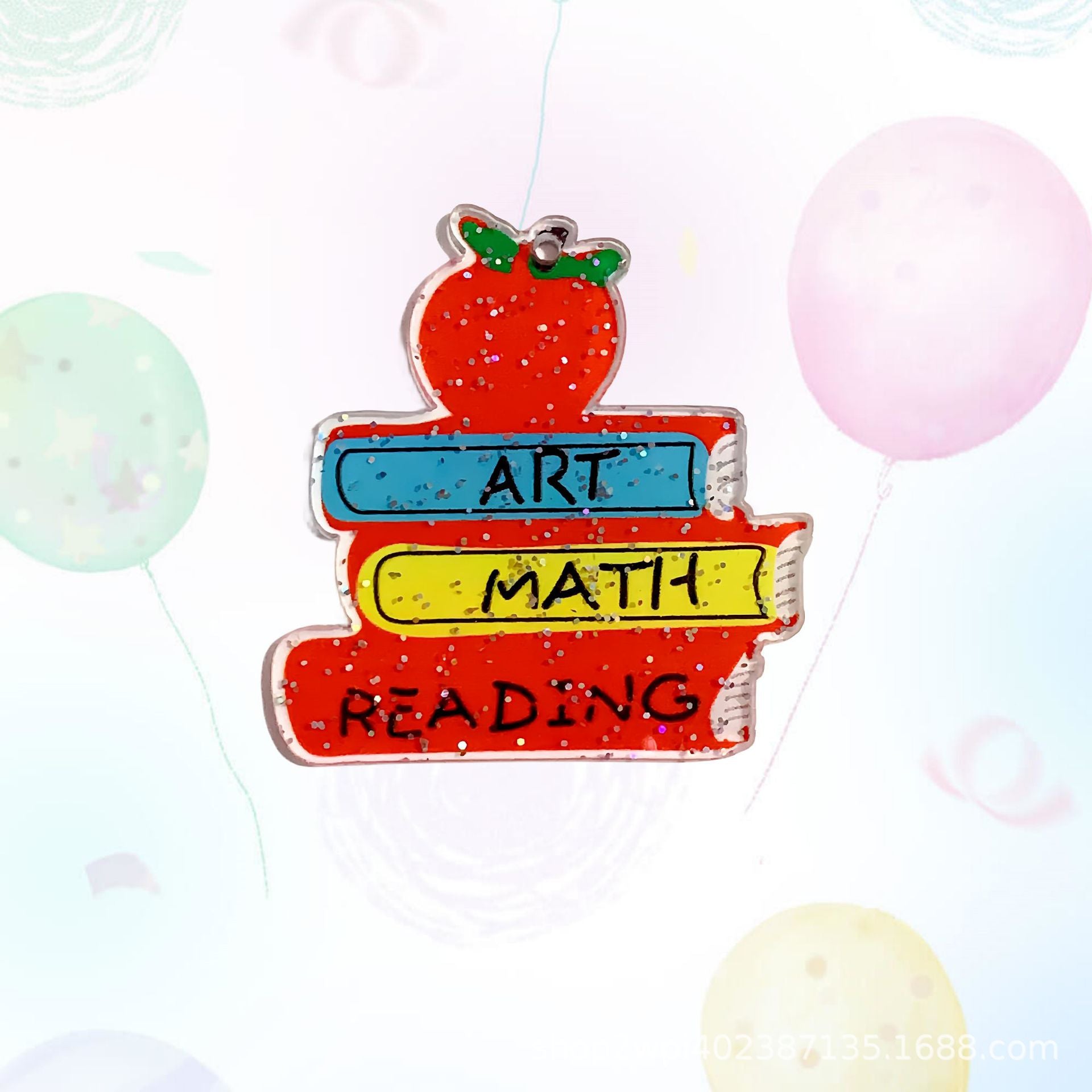 Wholesale 30pcs Acrylic Glitter Campus Style Graduation Season Accessories DIY Materials