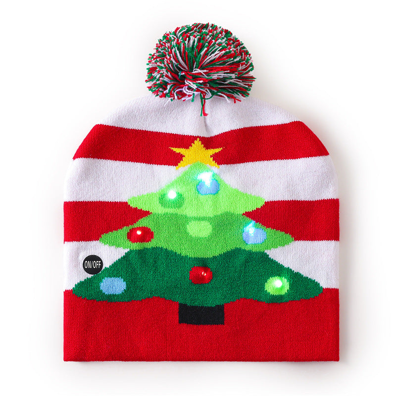 Wholesale Christmas hat  colorful woolen hat