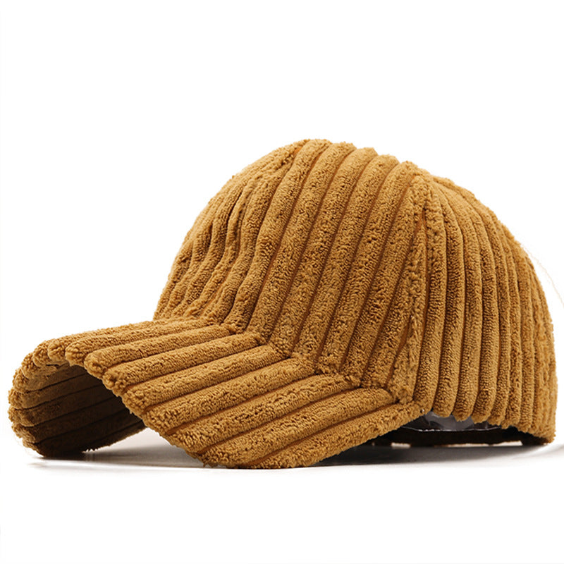 Wholesale Winter Warm Corduroy Fashion Casual Couple Versatile Duckbill Cap
