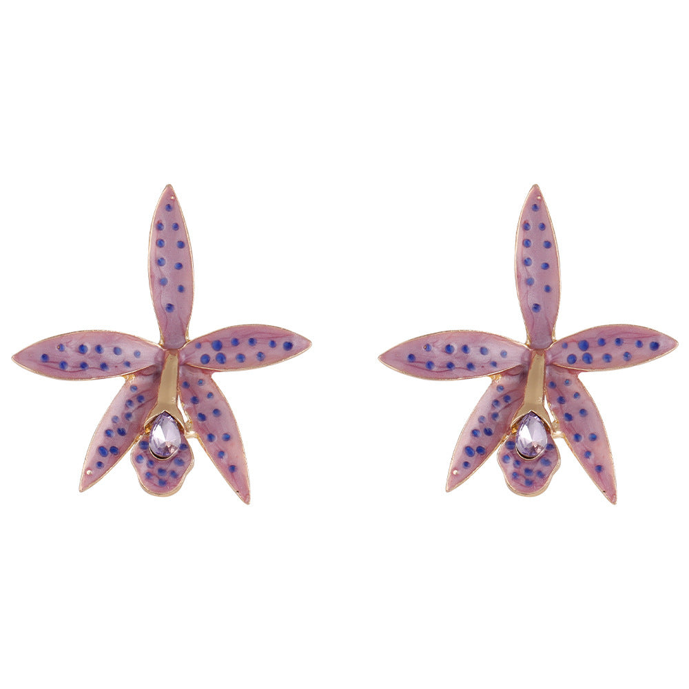 Wholesale Simple Floral  Earrings