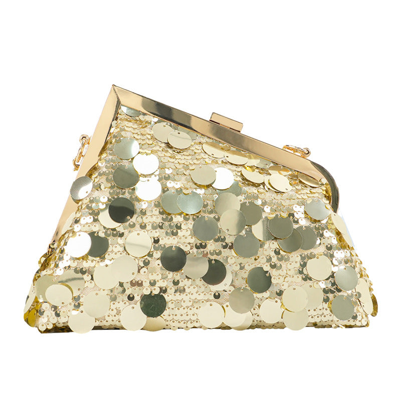 Wholesale Polyester Sequin Hand-held Dinner Bags