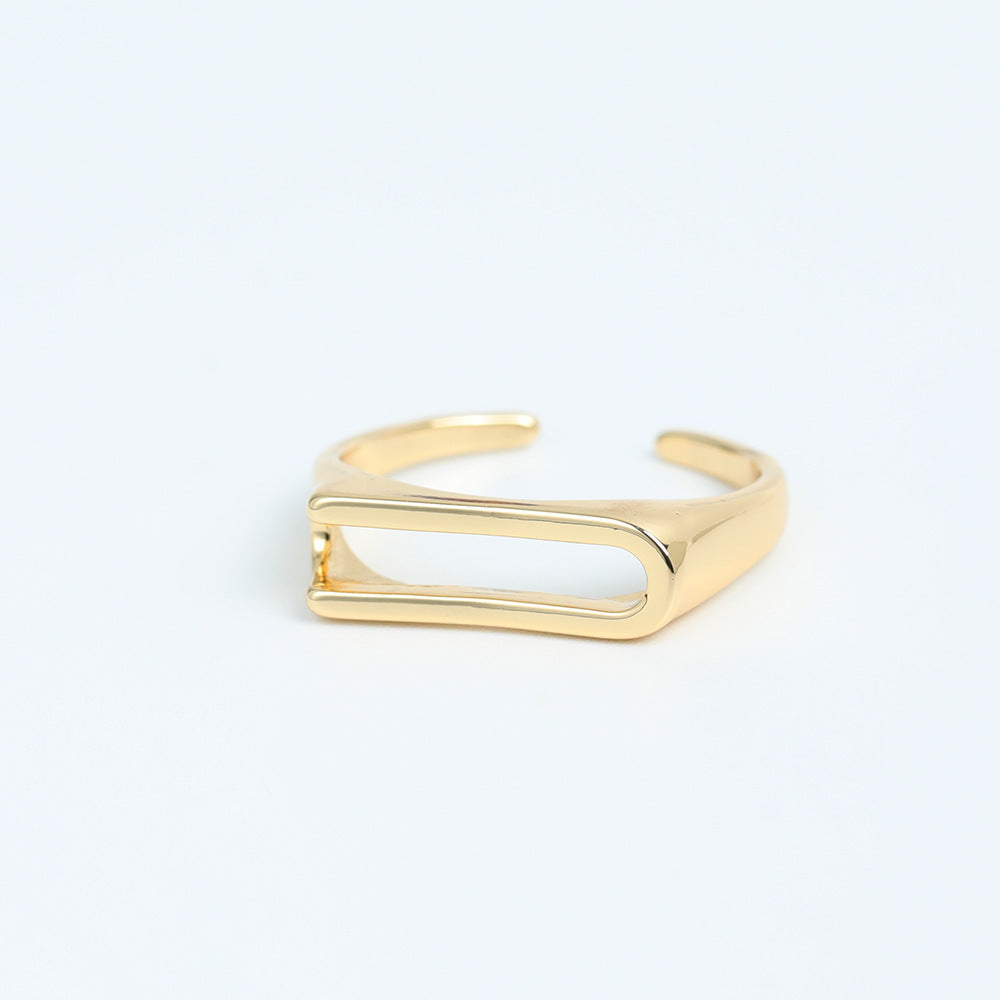 Wholesale Copper 26 Letter Open Ring