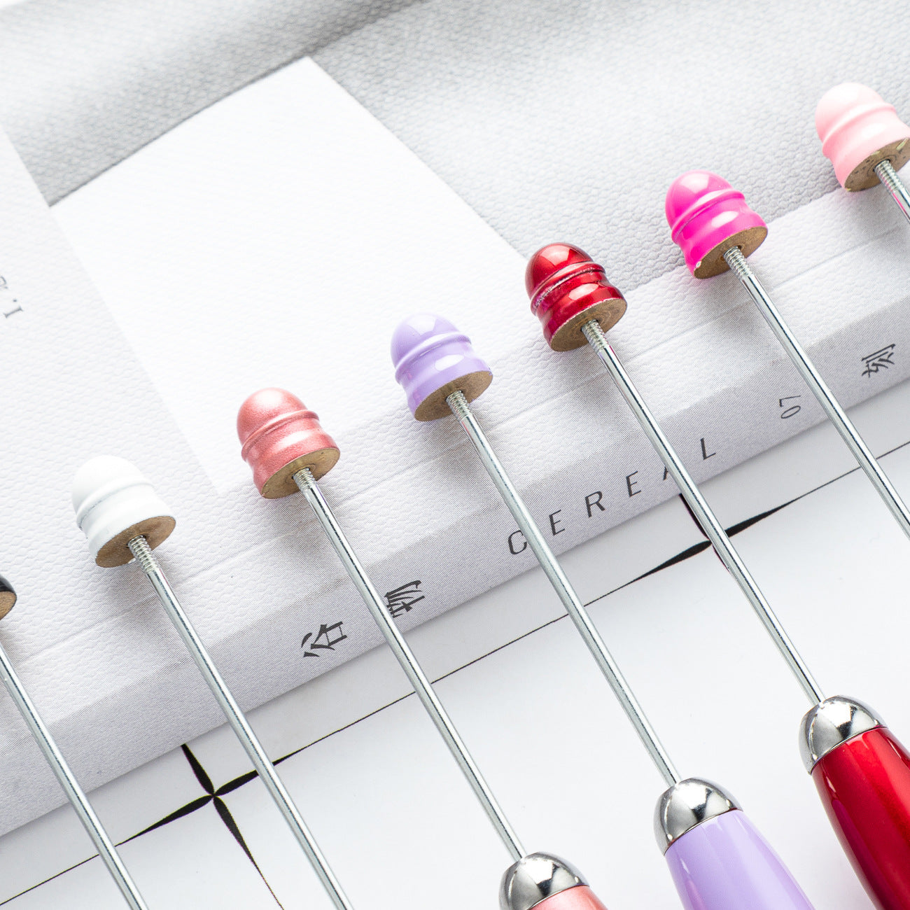 Wholesale 11.9cm Beadable Pens Portable Mini Pen Metal Pen