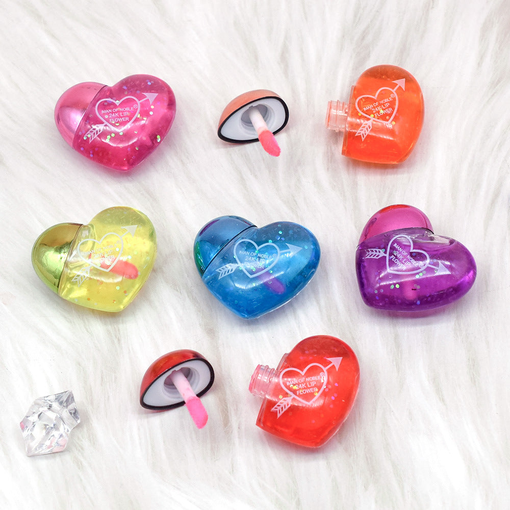 Wholesale 24PCS/PACK Plastic Fruit Flavor Lip Gloss