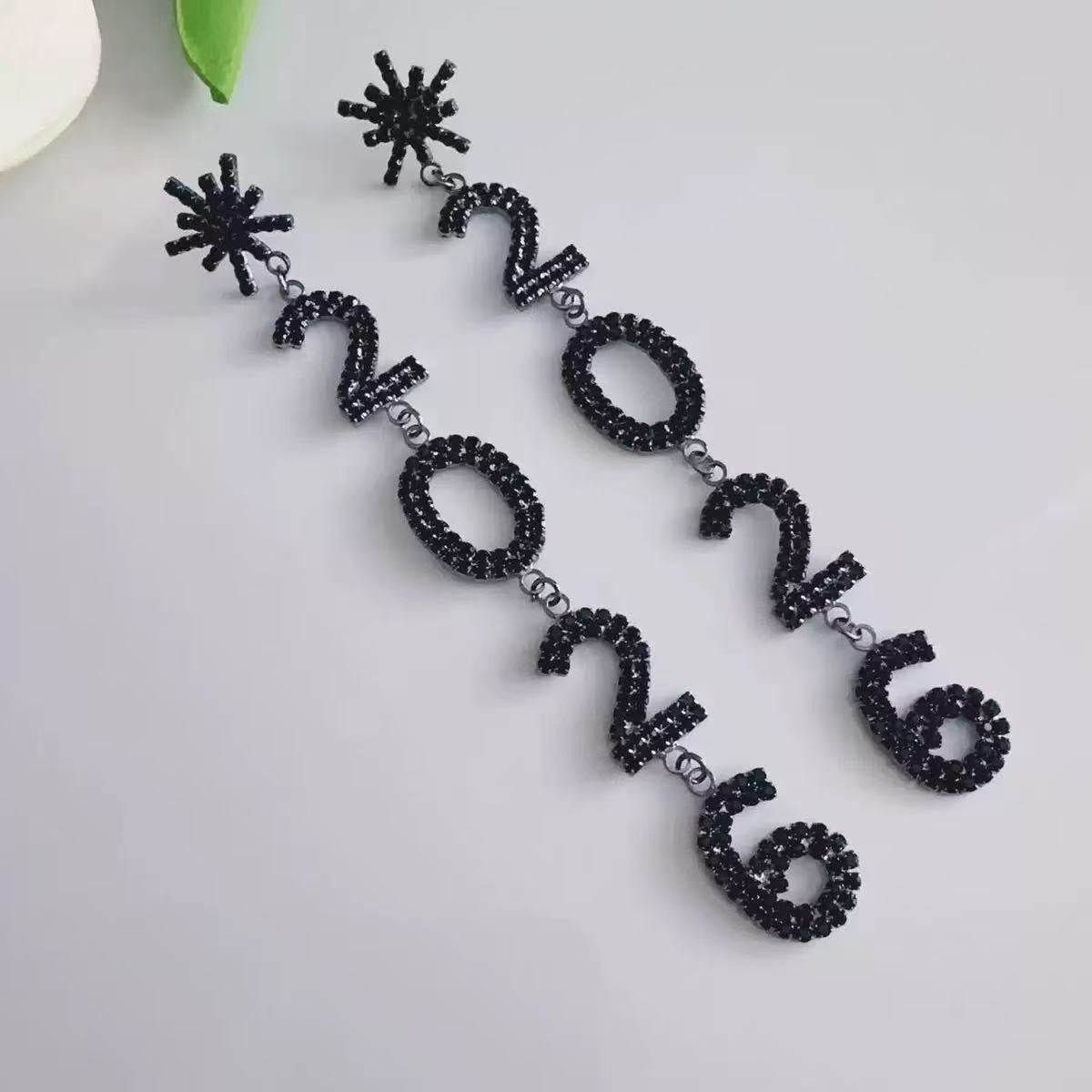 Wholesale 2026 Butterfly Christmas Blingbling Earrings