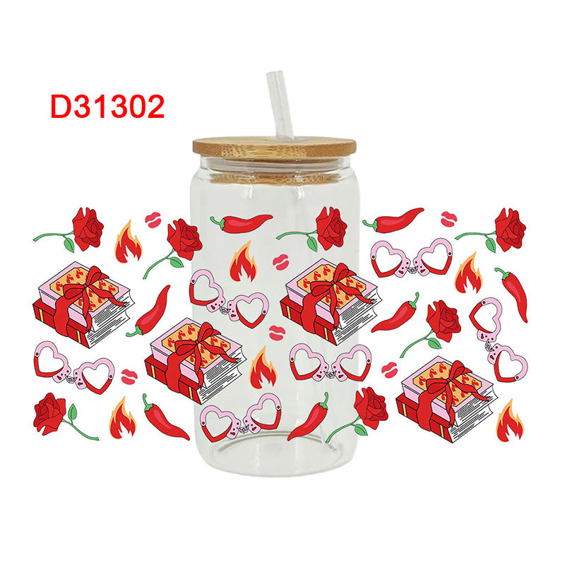 Wholesale Fruit and vegetable cooking series  16oz Cup UV DTF Wraps