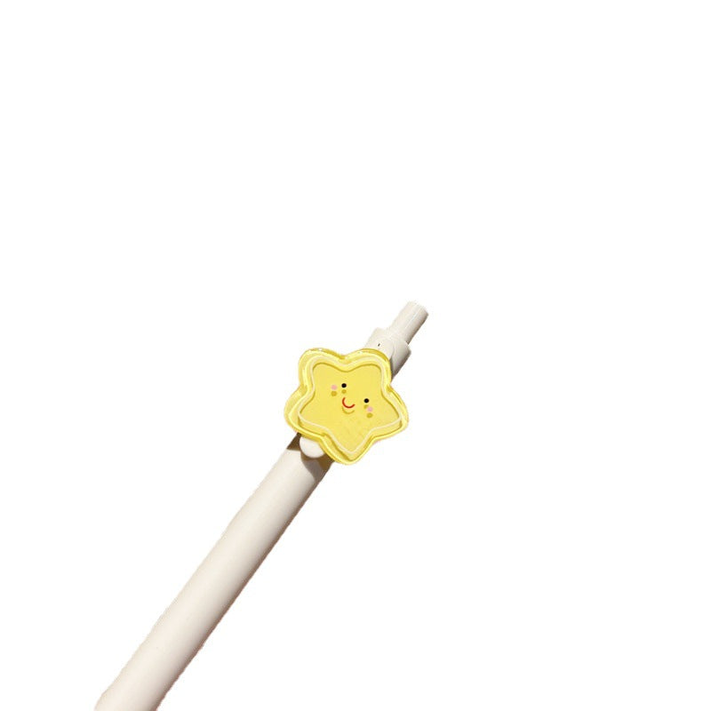 Wholesale Star Crown Cute Plastic Neutral Pen