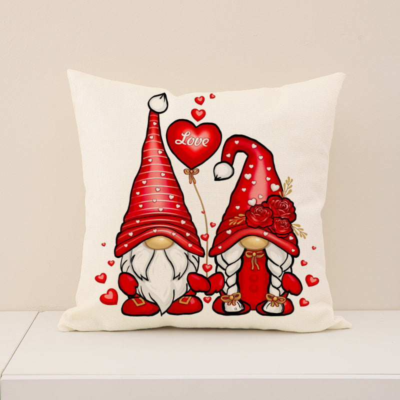 Wholesale Valentine' s Day  Love Cover Goblin Printed Seat  Pillowcase