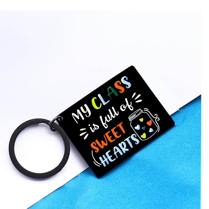 Wholesale Color Printed Stainless Steel Keychains