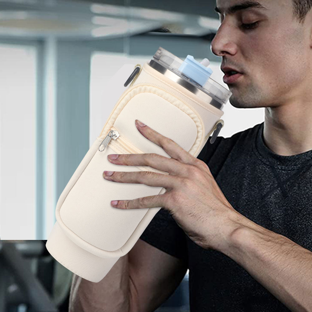 Wholesale Cow Pattern Handle Cup and Water Cup Sets, Diving Material Cup Bags