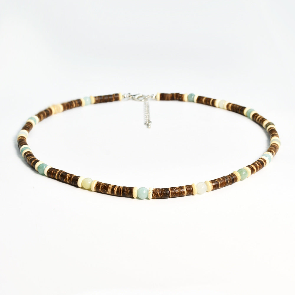 Wholesale  Coconut Shell Wood Beaded Necklace