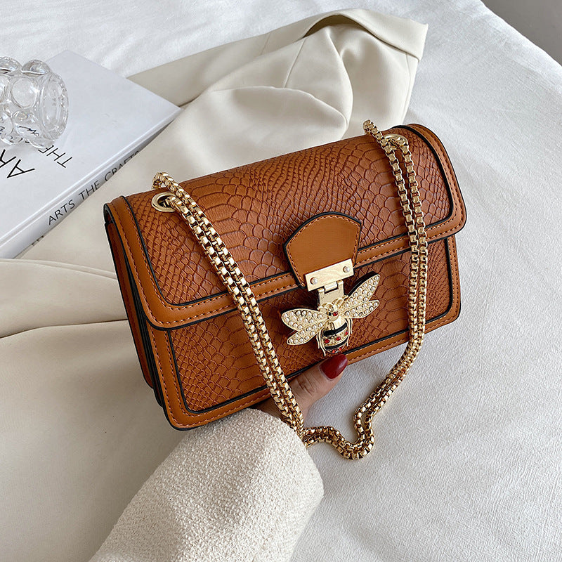 Wholesale The New Fashion Trend Retro Chain Crossbody Small Square Bag Is Foreign and High-end