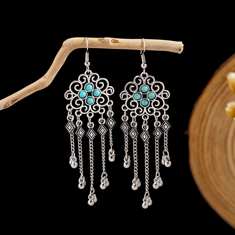 Wholesale Bohemian Ethnic Style Alloy Earrings