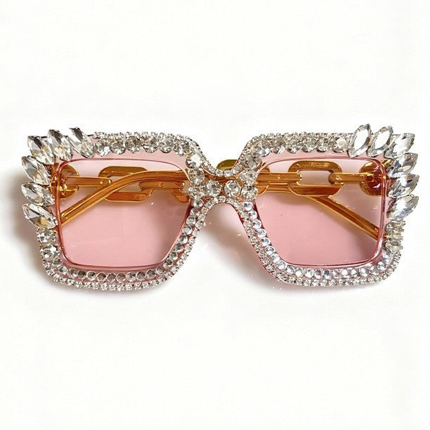 Wholesale Inlaid with diamonds Men' s/ women' s sunglasses
