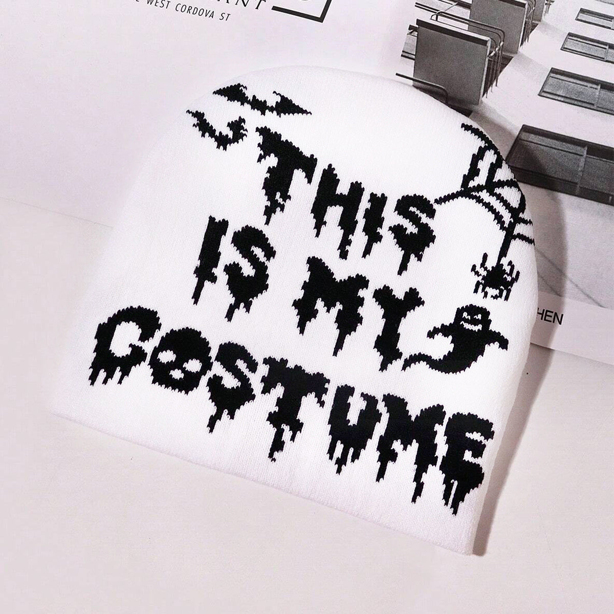 Wholesale Trendy Autumn and Winter Halloween Knit Hats