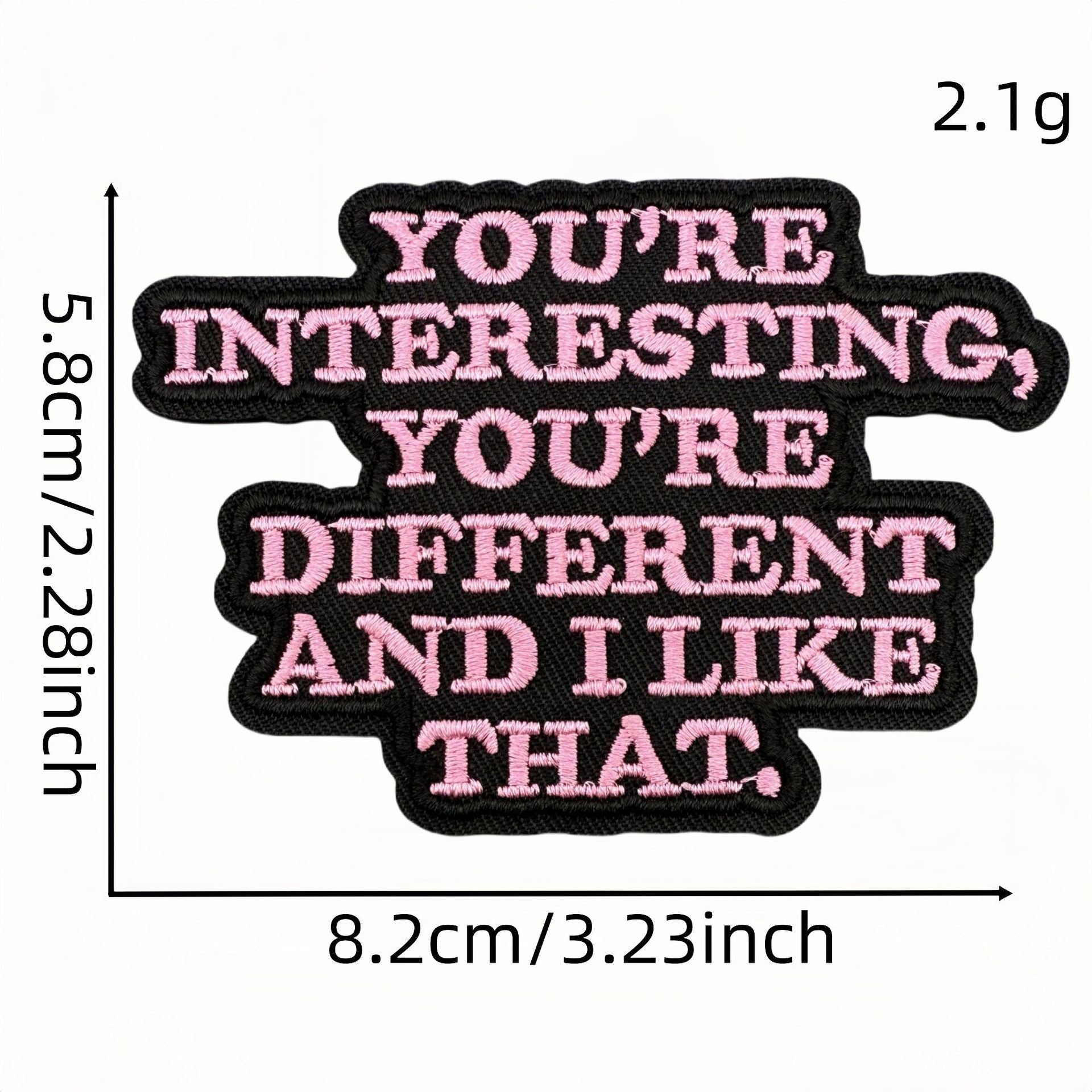 Wholesale Cartoon English Math Series Embroidery DIY Patches