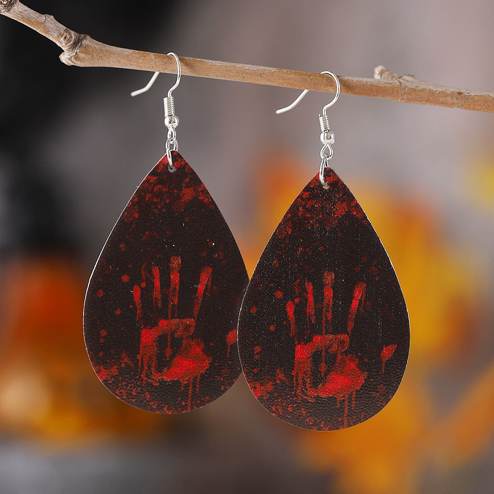 Wholesale  Gothic Leather Earrings
