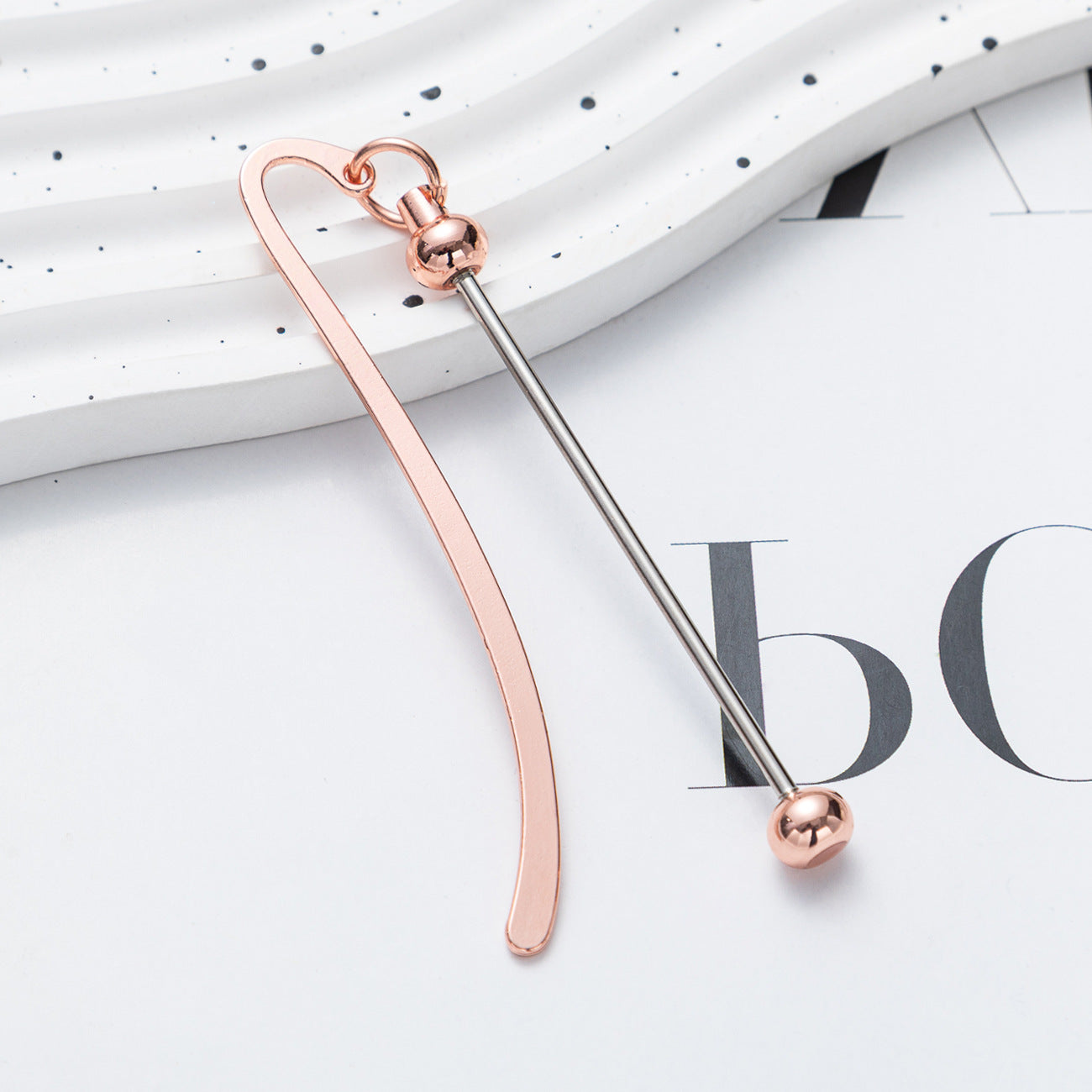 Wholesale DIY Beadable Bookmarks Metal DIY for Beaded Blank Bar