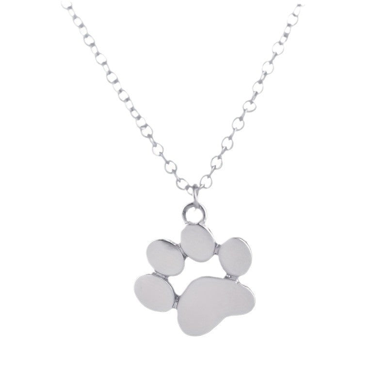 Wholesale Cute Animal Cat Paw Necklace