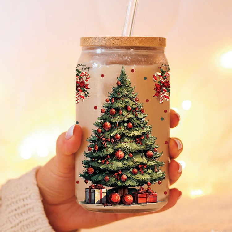 Wholesale Christmas 16oz Cup UV DTF Wraps