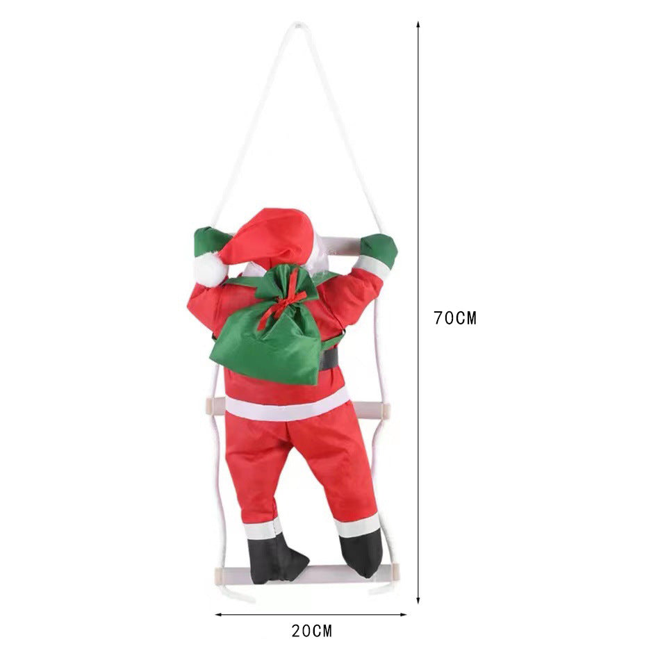 Wholesale Christmas Pendants Window Ladder Santa Claus Decorations