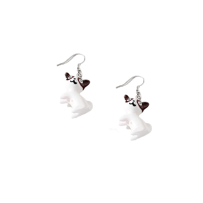 Wholesale Snail Set Cute Puppy Earrings