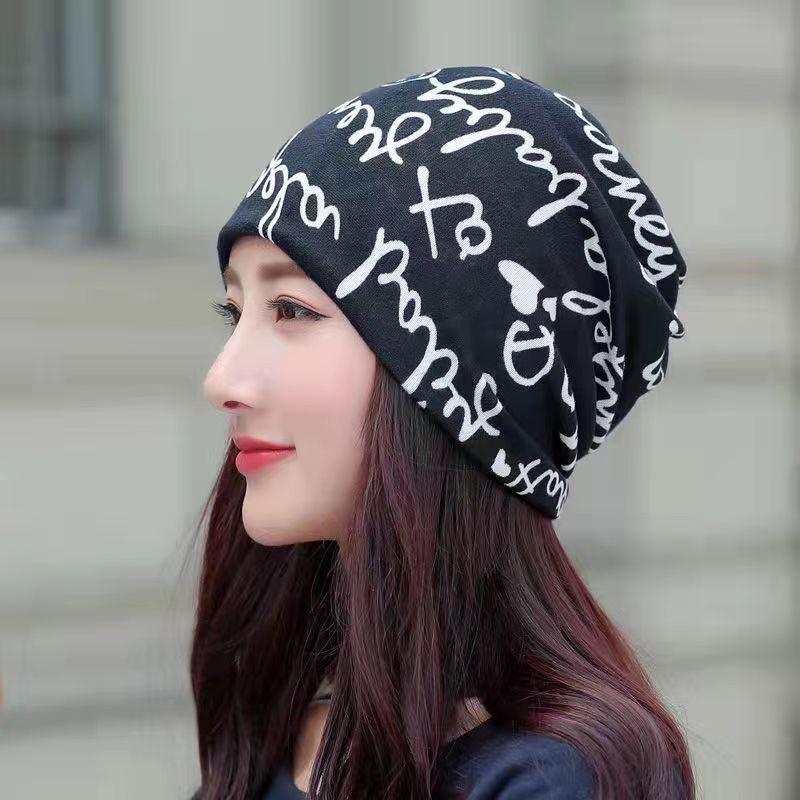 Wholesale Autumn and Winter Imitation Cashmere Double Layer Scarf Multifunctional Pullover Neck Protection Hat