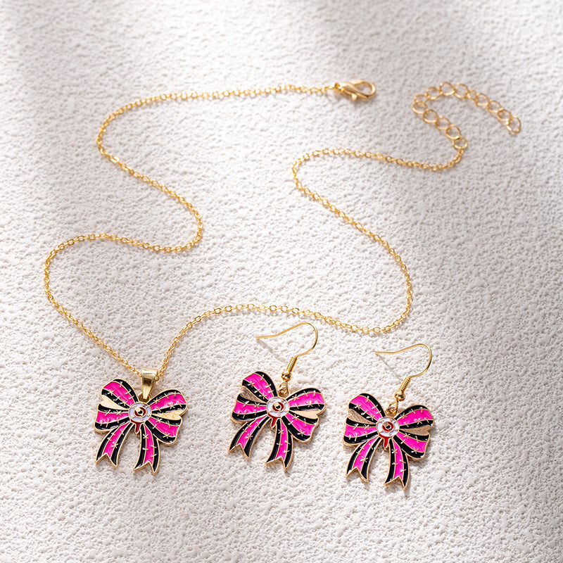 Wholesale Gothic Punk  Earring Necklace Set