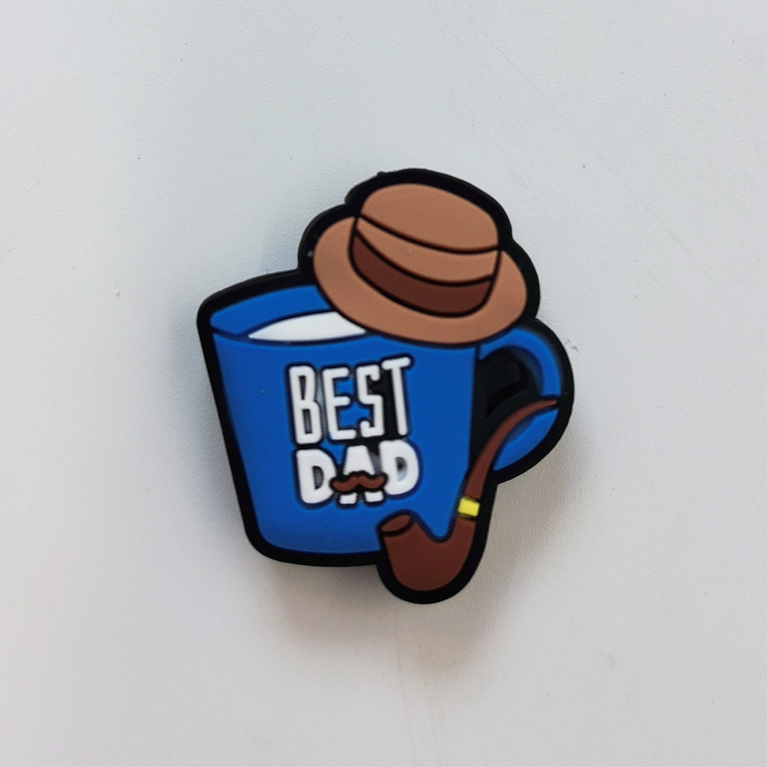 Wholesale 10pcs Father's Day Series Silicone Cartoon Beads