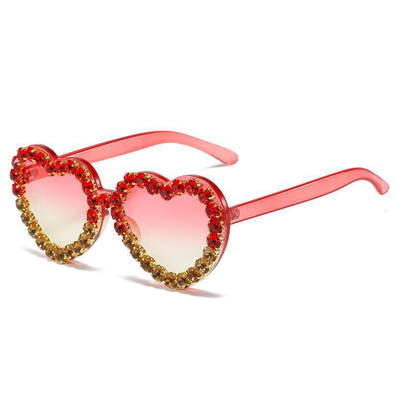 Wholesale Love Diamond Set PC Sunglasses