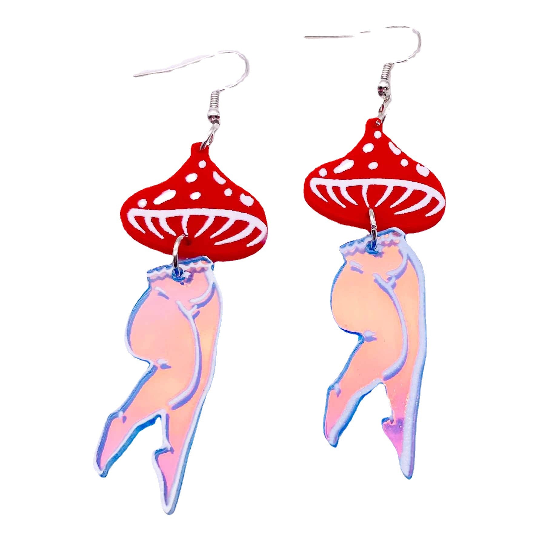 Pendientes acrílicos de personaje de dibujos animados al por mayor