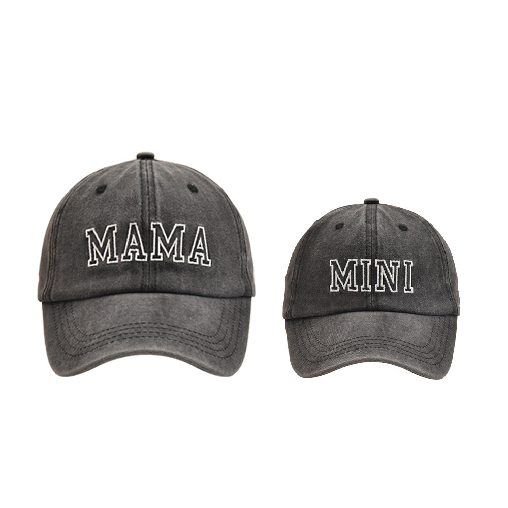 Wholesale Cotton Embroidered Letters MAMA MINI Parent-child Baseball Cap