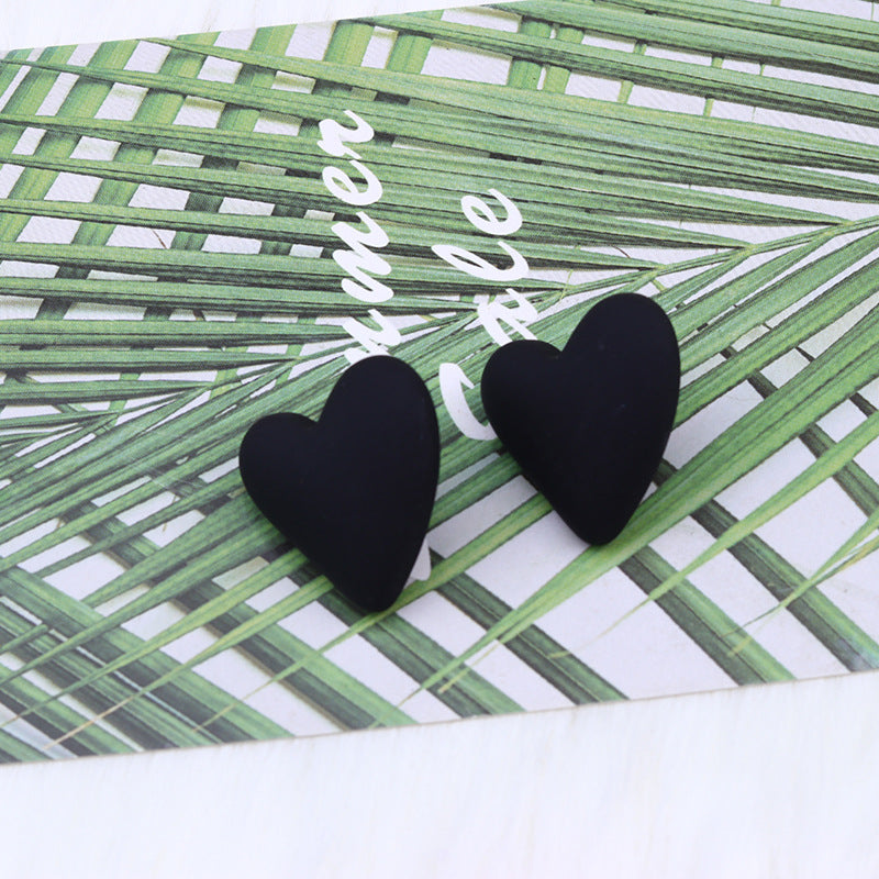 Wholesale Valentine's Day 18 Colors Small Heart Valentine's Day Acrylic Earrings