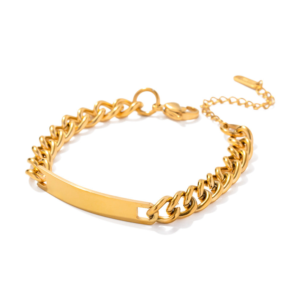 Wholesale Stainless Steel Cuban Link Bracelet