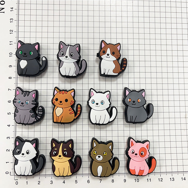 Wholesale Random 100pcs Product Cat Creative Ballpoint Pen Focal Beads